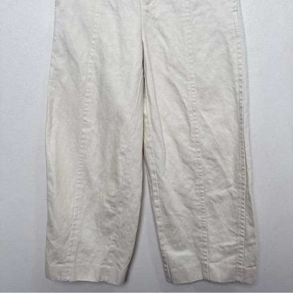 Vince Womens 0 Beige High Rise Wide Leg Trouser - Picture 6 of 12